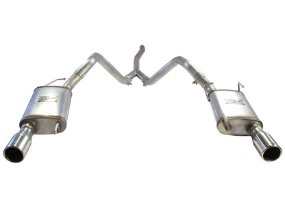 aFe 2.5in 409 Stainless Steel Cat-Back Exhaust System | Ford Mustang V6 4.0L (05-09) (49-43047)