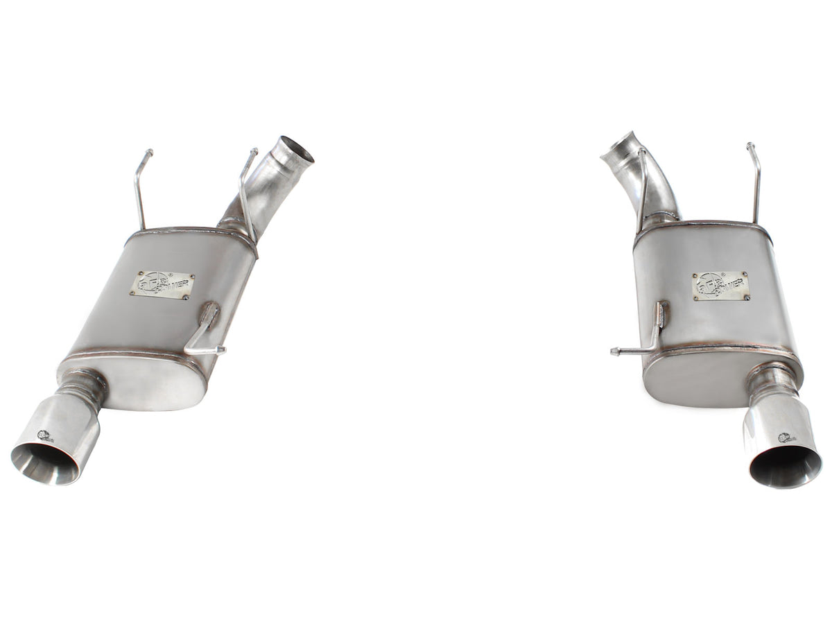 aFe MACHForce XP 3in SS Axle-Back Exhaust | Ford Mustang 07-14 (49-43052-P)