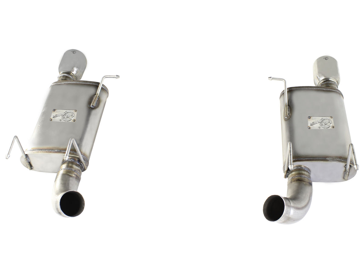 aFe MACHForce XP 3in SS Axle-Back Exhaust | Ford Mustang 07-14 (49-43052-P)