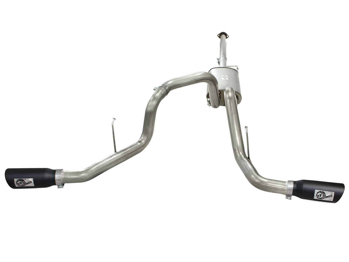 aFe 3in SS Cat-Back Exhaust | Ford F150 EcoBoost V6-3.5L TT (11-14) (49-43056-B)