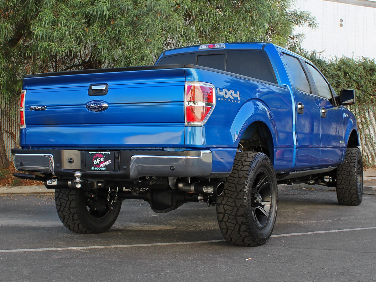 aFe 3in SS Cat-Back Exhaust | Ford F150 EcoBoost V6-3.5L TT (11-14) (49-43056-B)