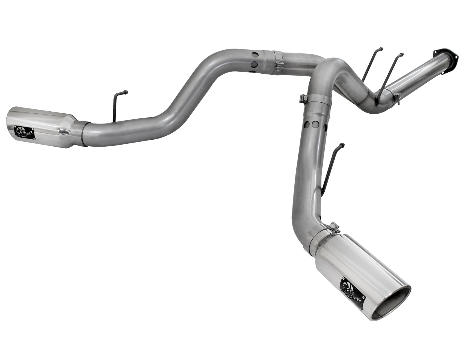 aFe HD 4in 409 SS DPF-Back Exhaust | Ford 11-16 F-250/350 (49-43065-P)