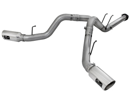 aFe HD 4in 409 SS DPF-Back Exhaust | Ford 11-16 F-250/350 (49-43065-P)