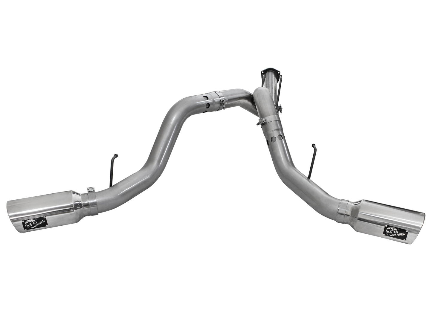 aFe HD 4in 409 SS DPF-Back Exhaust | Ford 11-16 F-250/350 (49-43065-P)