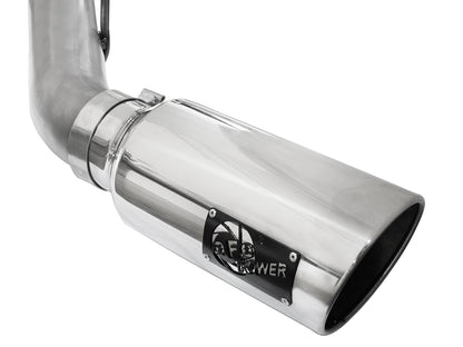 aFe HD 4in 409 SS DPF-Back Exhaust | Ford 11-16 F-250/350 (49-43065-P)
