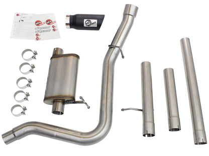 aFe 3in-3.5in SS Cat-Back Exhaust | Ford F250/350 V8 5.4/6.8L (99-04) (49-43076-B)