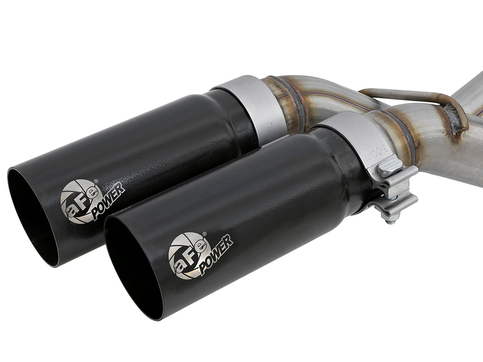 aFe 3in to 2.5in SS Cat-Back Exhaust w/ Black Tip | Ford F150 Ecoboost V6 (11-14) (49-43078-B)