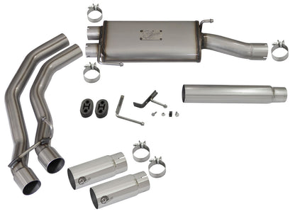 aFe 3in to 2.5in SS Cat-Back Exhaust | Ford F-150 04-08 V8 4.6/5.4L (49-43079-P)