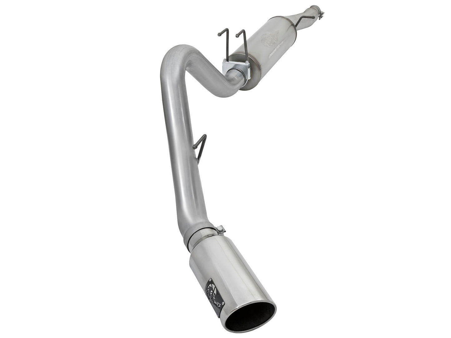 aFe 4in SS Cat-Back Exhaust | Ford F-250/F-350 V8-6.2L (17-24) (49-43086-P)