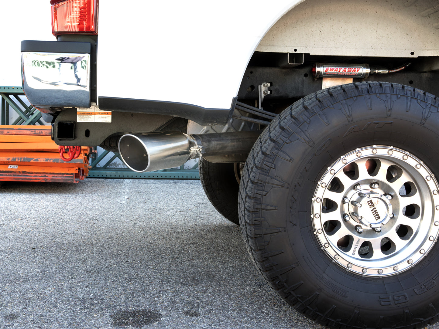 aFe 4in SS Cat-Back Exhaust | Ford F-250/F-350 V8-6.2L (17-24) (49-43086-P)