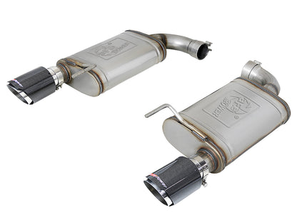 aFe Mach Force-Xp SS Axle-Back Exhaust | Ford Mustang GT V8-5.0L (15-17) (49-43105-C)