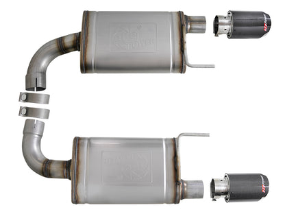 aFe Mach Force-Xp SS Axle-Back Exhaust | Ford Mustang GT V8-5.0L (15-17) (49-43105-C)