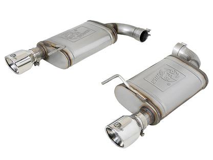aFe Mach Force-Xp SS Axle-Back Exhaust | Ford Mustang GT V8-5.0L (15-17) (49-43105-P)