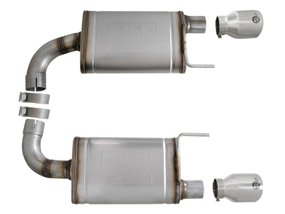 aFe Mach Force-Xp SS Axle-Back Exhaust | Ford Mustang GT V8-5.0L (15-17) (49-43105-P)