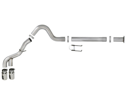 aFe 11-14 Ford F250/350 6.7L Diesel Rebel XD 4in SS DPF-Back Exhaust w/ Tips (49-43120-P)