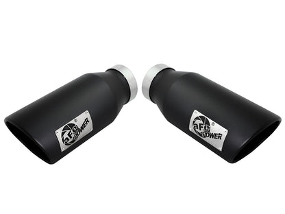 aFe Large Bore HD 4in DPF-Back Exhaust w/ Black Tip | Ford F-250/350 V8 Diesel (11-16) (49-43122-B)