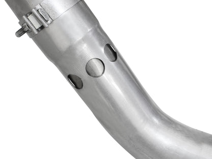 aFe Large Bore HD 4in DPF-Back Exhaust w/ Black Tip | Ford F-250/350 V8 Diesel (11-16) (49-43122-B)