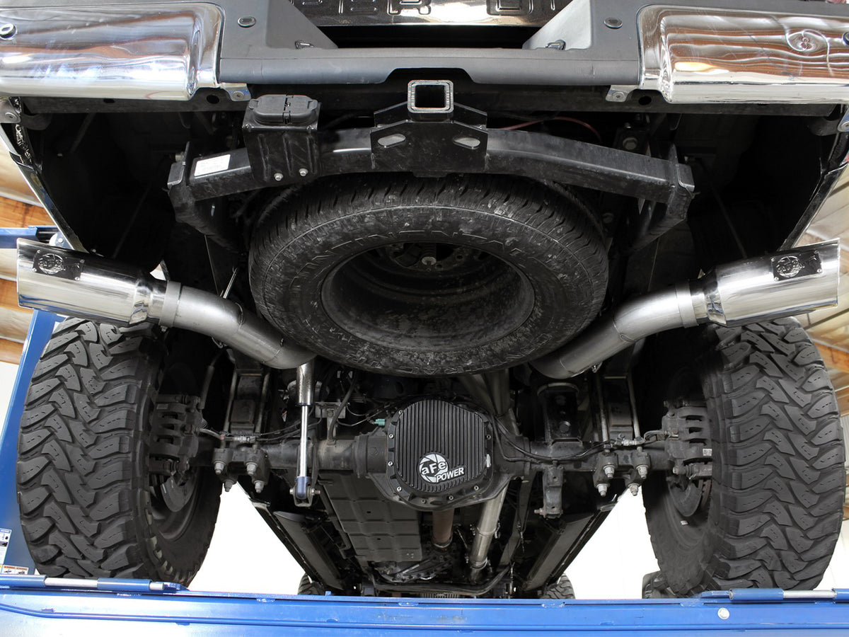 aFe HD 4in SS DPF-Back Exhaust | Ford Diesel Truck (11-16 F-250/350) (49-43122-P)