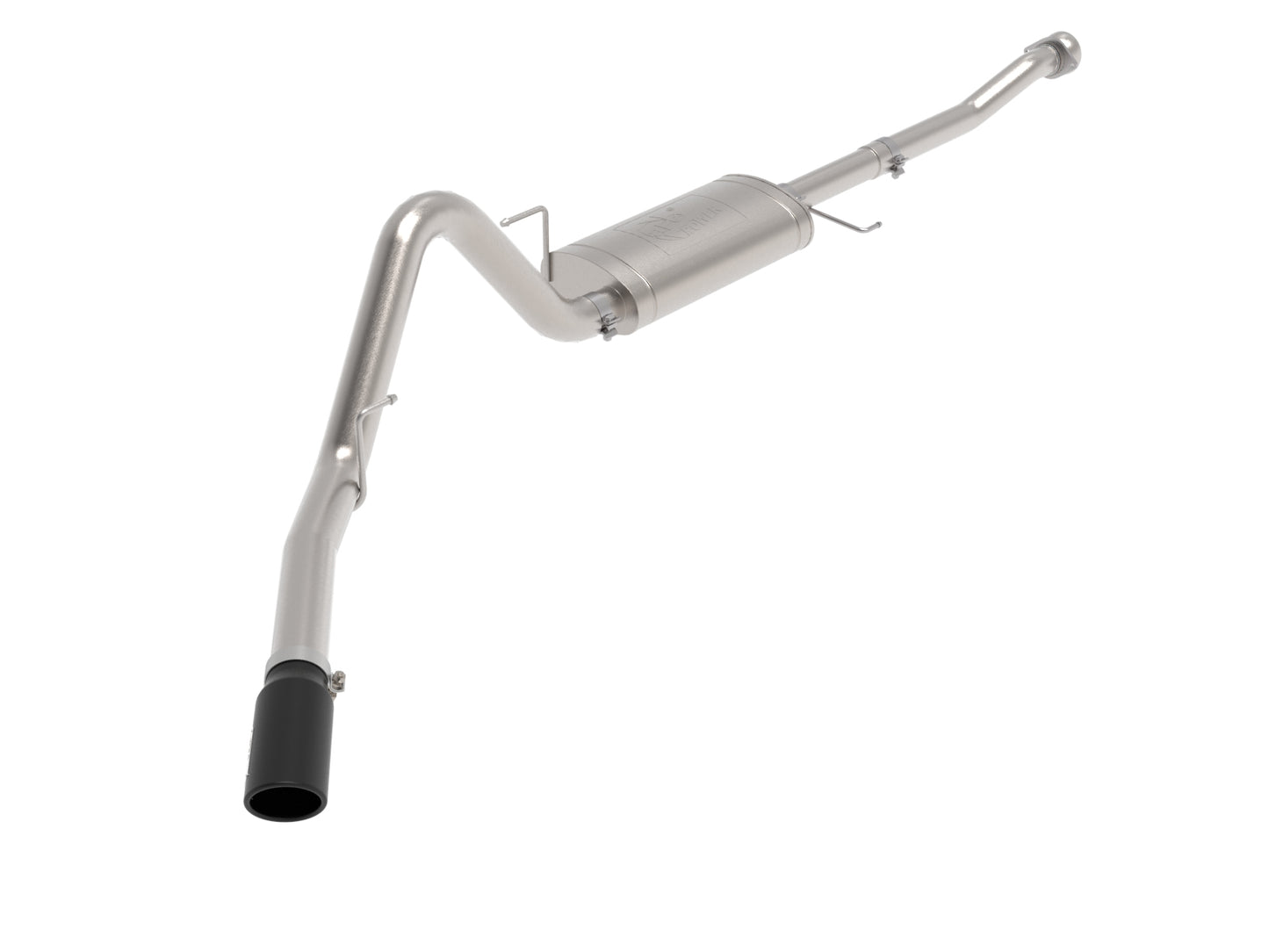 aFe Apollo GT Series 3in-3.5in 409 SS Cat-Back Exhaust w/ Black Tip | Ford F-150 (21) (49-43125-B)