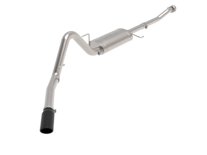 aFe Apollo GT Series 3in-3.5in 409 SS Cat-Back Exhaust w/ Black Tip | Ford F-150 (21) (49-43125-B)
