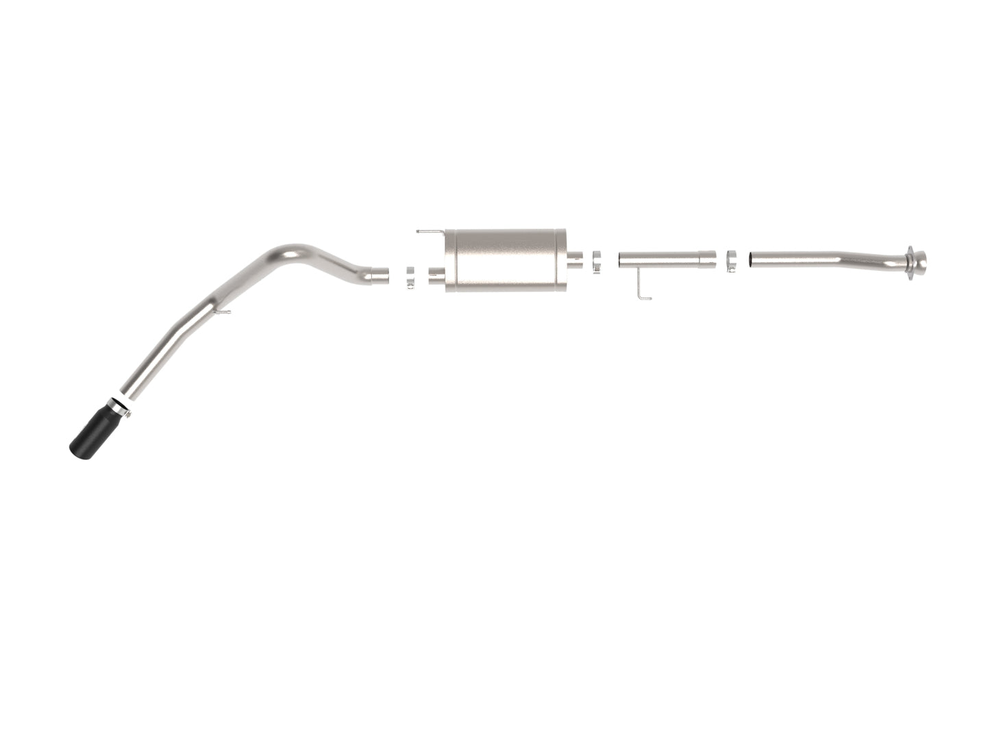 aFe Apollo GT Series 3in-3.5in 409 SS Cat-Back Exhaust w/ Black Tip | Ford F-150 (21) (49-43125-B)