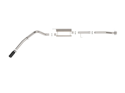 aFe Apollo GT Series 3in-3.5in 409 SS Cat-Back Exhaust w/ Black Tip | Ford F-150 (21) (49-43125-B)