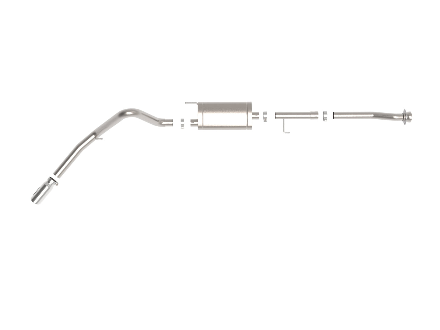 aFe Apollo GT 3in to 3-1/2in SS Cat-Back Exhaust | Ford F-150 (21) (49-43125-P)