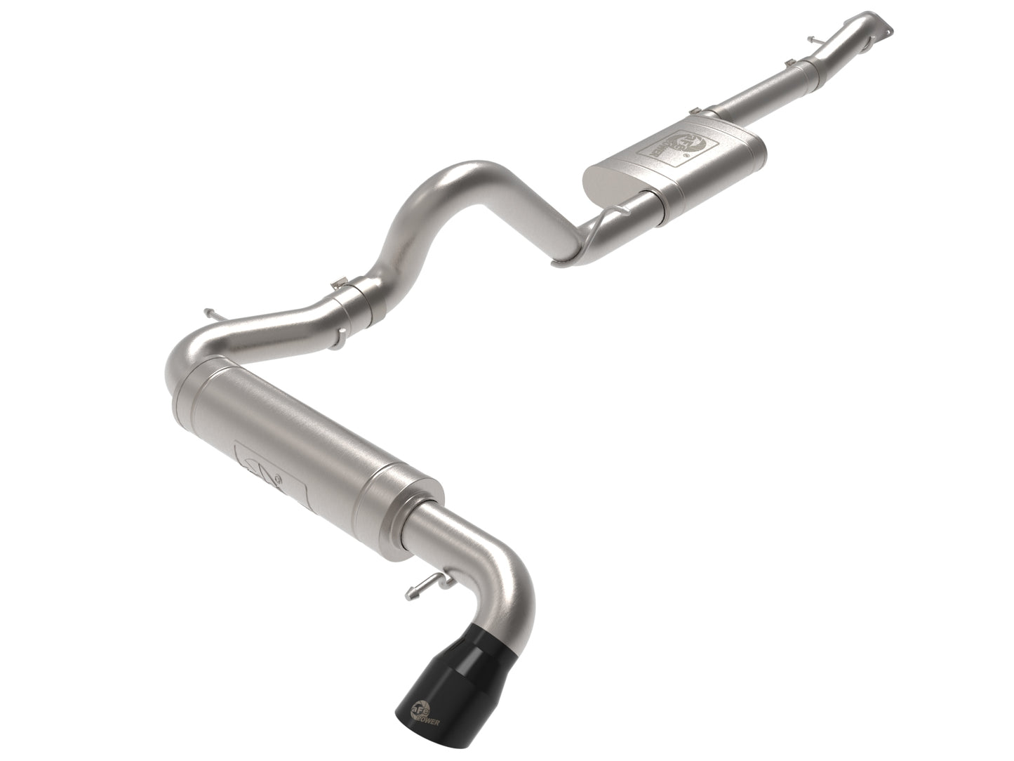 aFe Apollo GT 3in SS Black Tip Cat-Back Exhaust Ford Bronco (21-22) (49-43136-B)