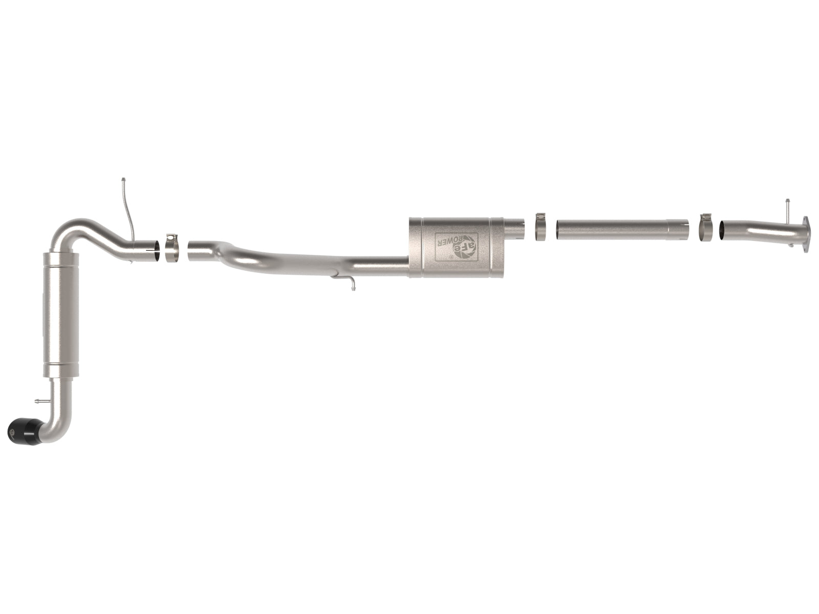 aFe Apollo GT 3in SS Black Tip Cat-Back Exhaust Ford Bronco (21-22) (49-43136-B)