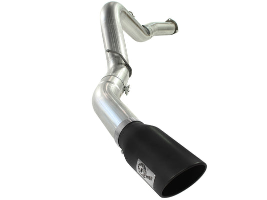 aFe MACHForce XP Exhaust 5in DPF-Black | GM 07.5-14 V8-6.6L LMM (49-44040-B)