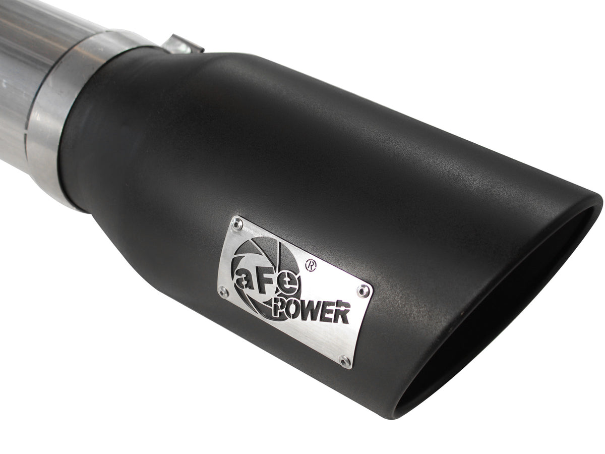 aFe MACHForce XP Exhaust 5in DPF-Black | GM 07.5-14 V8-6.6L LMM (49-44040-B)