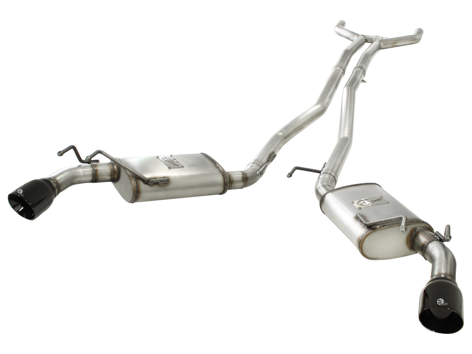 aFe Mach Force-Xp 2.5in SS Cat-Back Exhaust | Chevy Camaro V6 (10-13) (49-44042-B)