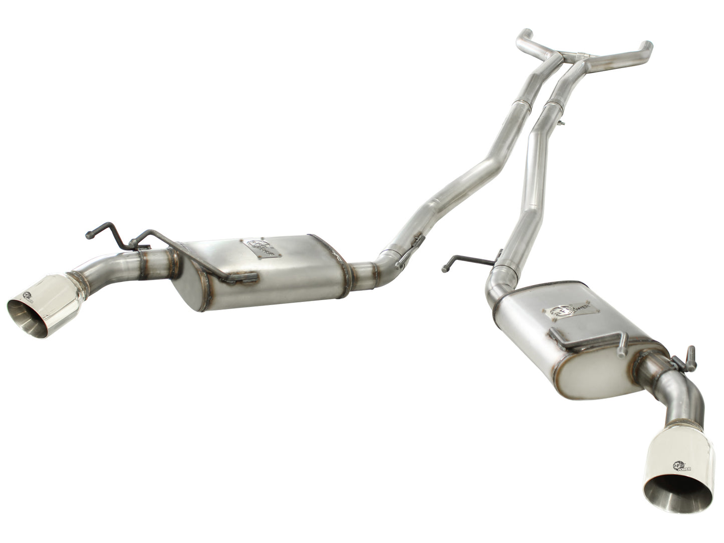 aFe Mach Force-Xp 2.5in SS Cat-Back Exhaust | Chevy Camaro V6 (10-13) (49-44042-P)