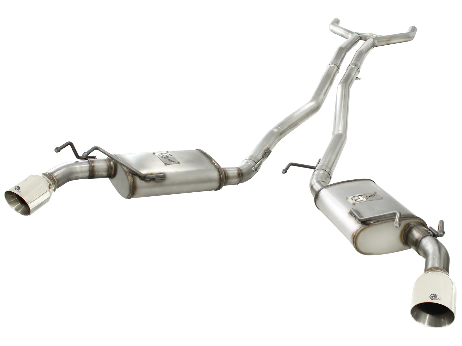 aFe Mach Force-Xp 2.5in SS Cat-Back Exhaust | Chevy Camaro V6 (10-13) (49-44042-P)