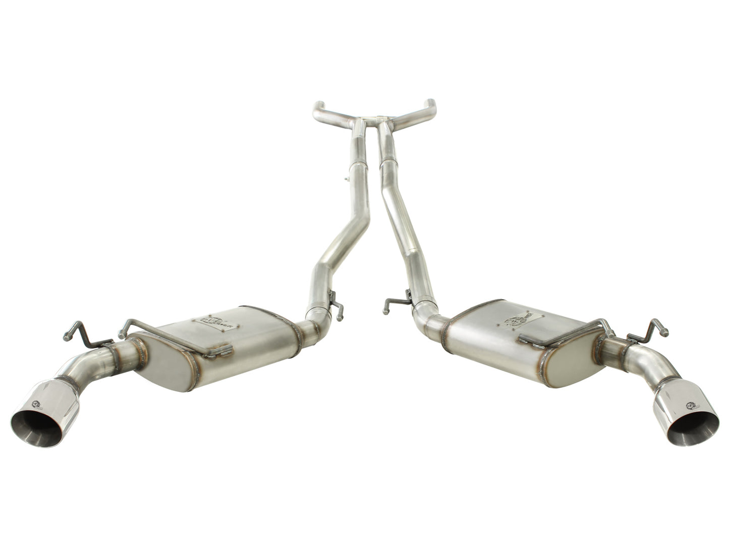 aFe Mach Force-Xp 2.5in SS Cat-Back Exhaust | Chevy Camaro V6 (10-13) (49-44042-P)