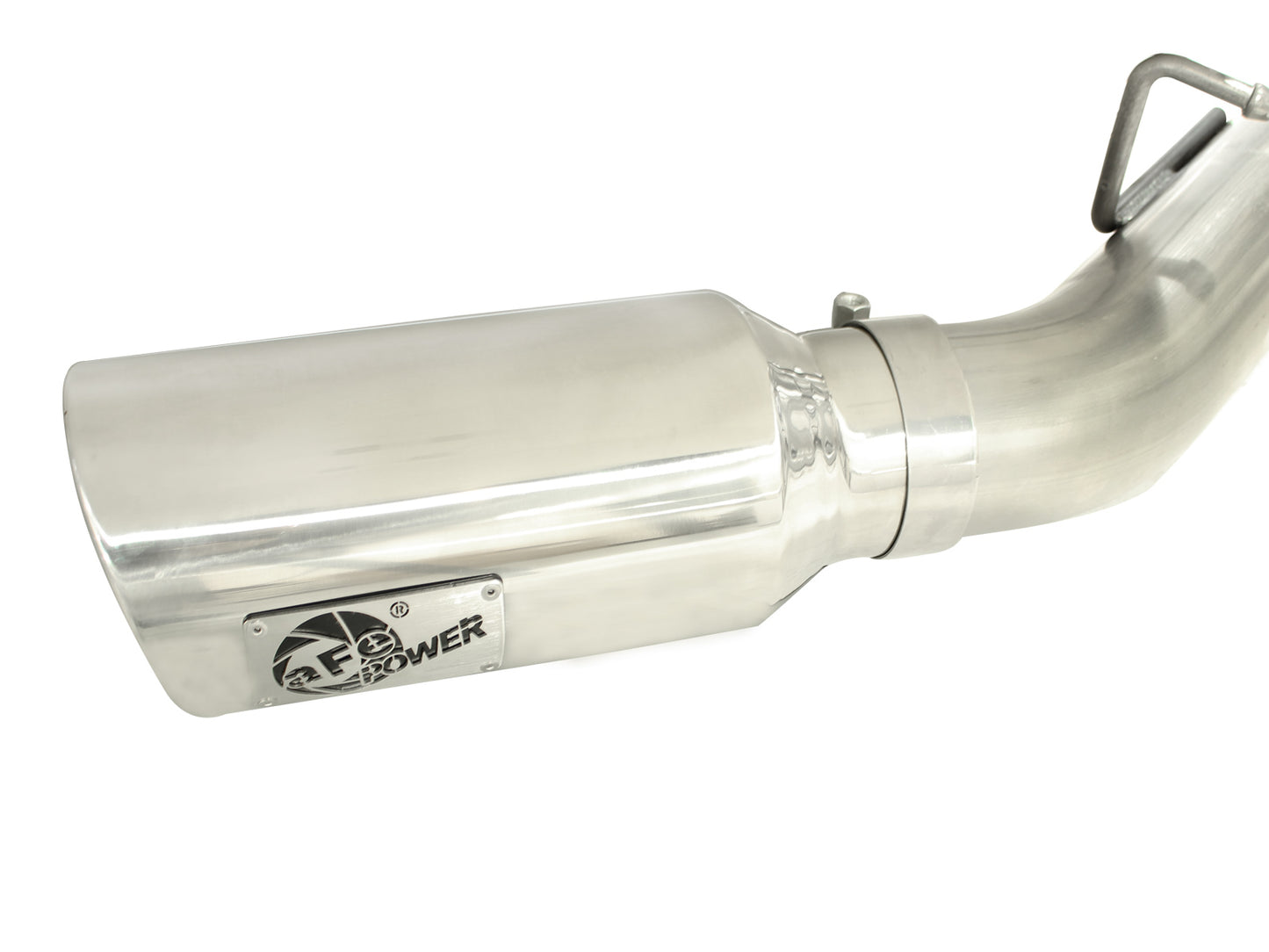 aFe Large Bore-HD 4in 409 SS DPF-Back Exhaust GM Diesel Trucks 11-16 V8-6.6L LML (49-44043-P)