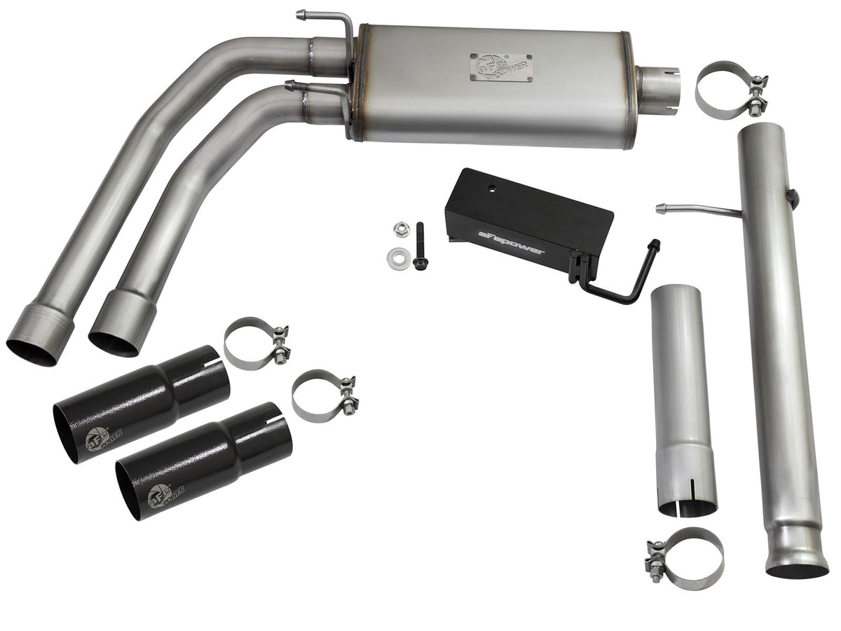 aFe Rebel Series 3in Middle Side Exit SS Exhaust | Chevrolet Silverado/GMC Sierra 1500 (09-16) (49-44062-B)