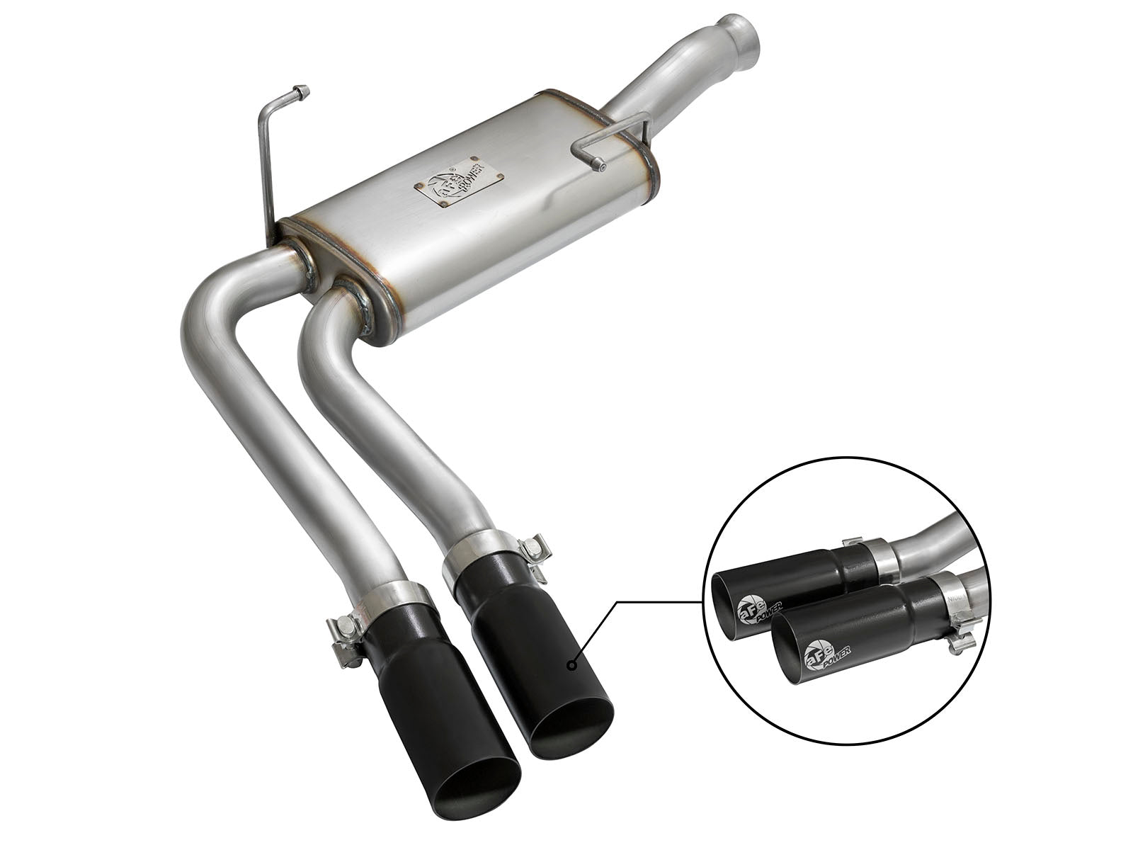 aFe 3in to 2.5in SS Cat-Back Exhaust | Silverado/Sierra V6/V8 (09-16) (49-44070-B)