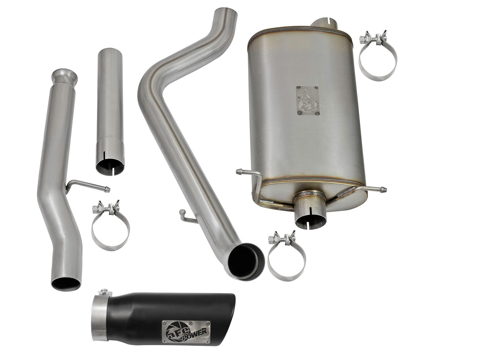 aFe 3in 409 SS Cat-Back Exhaust GM Silverado 1500 09-17 (49-44072-B)