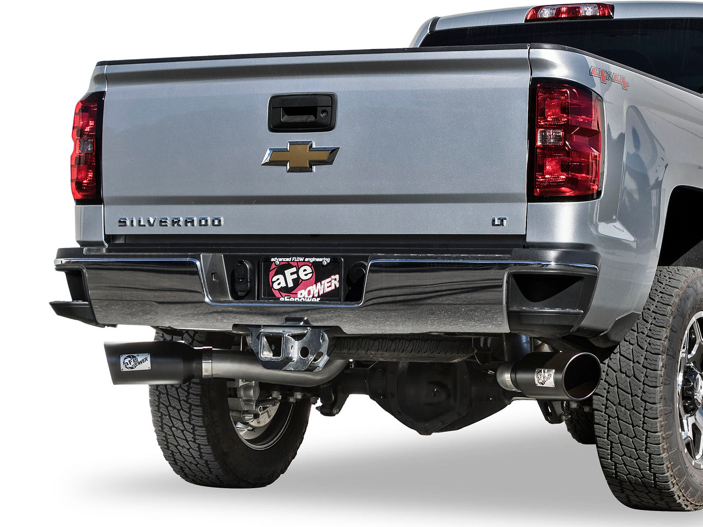 aFe HD 4in Dual DPF-Back SS Exhaust | GM Duramax (15-19) (49-44080-B)