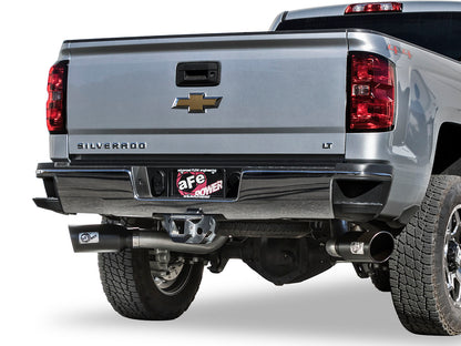 aFe HD 4in Dual DPF-Back SS Exhaust | GM Duramax (15-19) (49-44080-B)