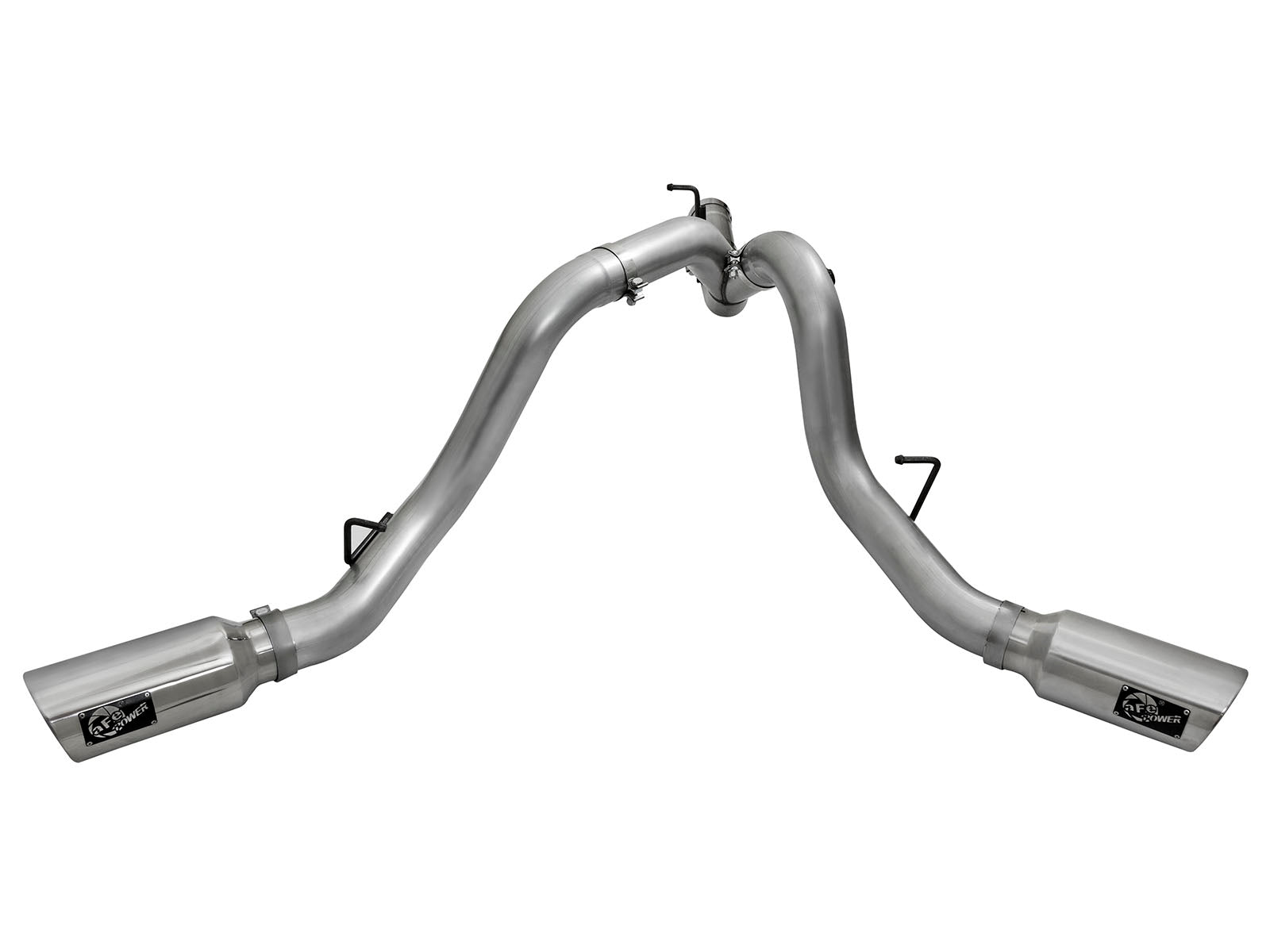 aFe Large Bore HD 4in D&S SS Exhaust | GM Silverado/Sierra 2500/3500 HD (49-44080-P)