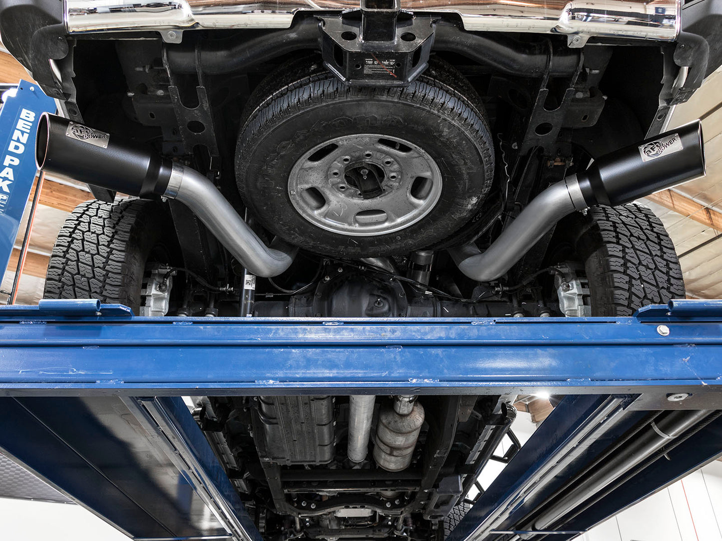 aFe Large Bore HD 4in D&S SS Exhaust | GM Silverado/Sierra 2500/3500 HD (49-44080-P)