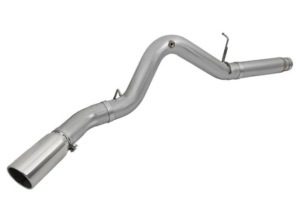 aFe 5in Large Bore HD DPF-Back SS Exhaust | Chevy Silverado/GMC Sierra 15-19 (49-44081-P)