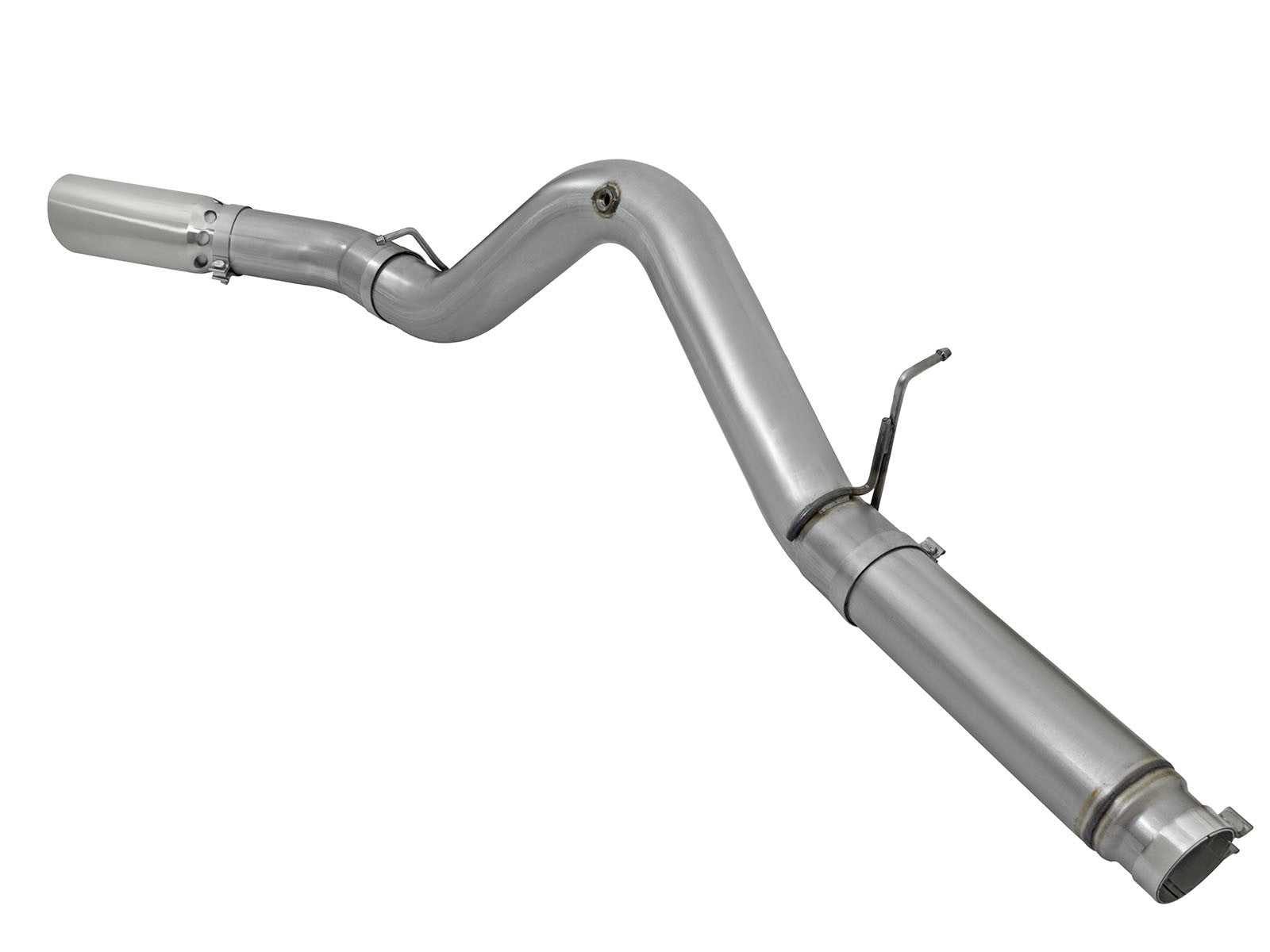 aFe 5in Large Bore HD DPF-Back SS Exhaust | Chevy Silverado/GMC Sierra 15-19 (49-44081-P)