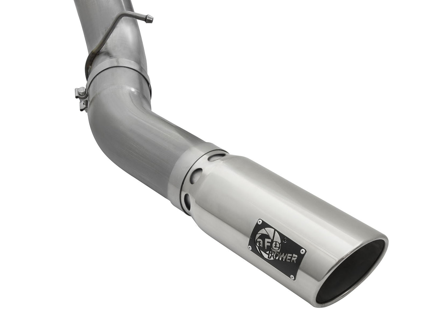 aFe 5in Large Bore HD DPF-Back SS Exhaust | Chevy Silverado/GMC Sierra 15-19 (49-44081-P)