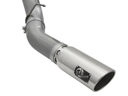 aFe 5in Large Bore HD DPF-Back SS Exhaust | Chevy Silverado/GMC Sierra 15-19 (49-44081-P)
