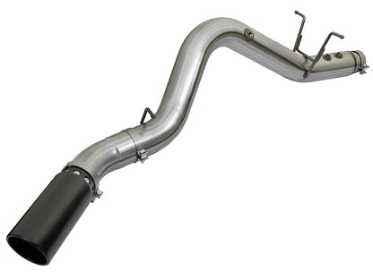 aFe LARGE BORE HD 5in SS DPF-Back Exhaust | GM Duramax 6.6L (49-44085-B)