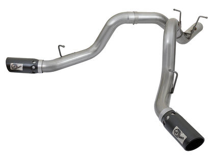aFe Large Bore-HD 4in SS DPF-Back Exhaust | GM Duramax 15-19 (49-44086-B)
