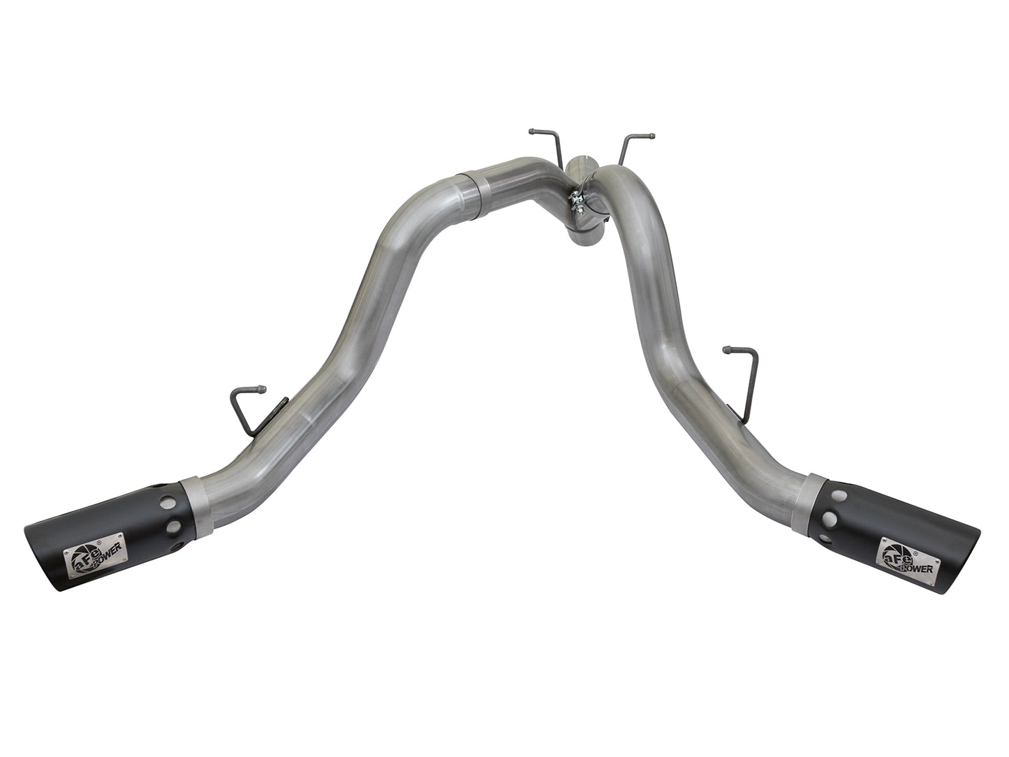 aFe Large Bore-HD 4in SS DPF-Back Exhaust | GM Duramax 15-19 (49-44086-B)